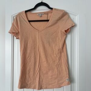 Toad & Co Coral Size Small V-neck top